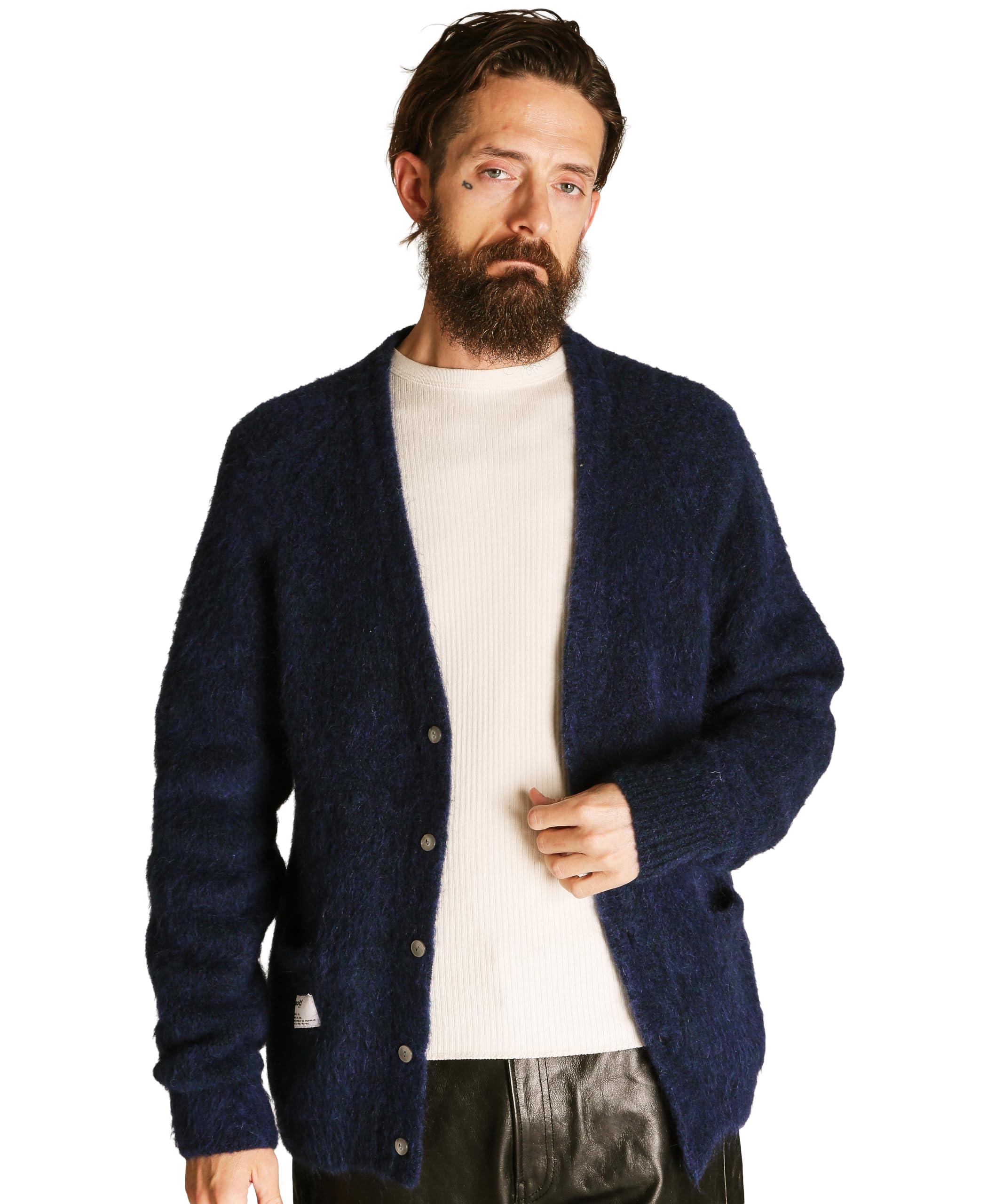 Amazon.co.jp: 【Schott】【ショット】 MOHAIR KNIT CARDIGAN モヘア